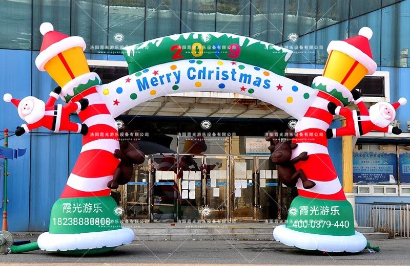 鲤城圣诞活动拱门